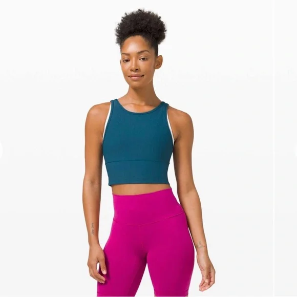 Lululemon Power Pivot Ribbed Tank Top - Picture 1 of 9